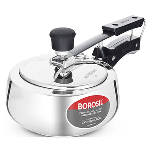 Borosil Pronto Stainless Steel Pressure Cooker 1 Litre CFPC1LSS05 