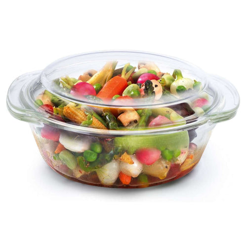 Borosil Round Casserole With Glass Lid 1 Litre ICS22CA0110 