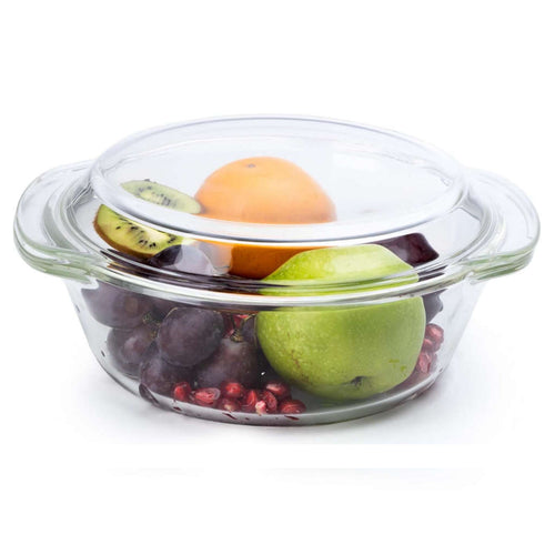 Borosil Round Casserole With Glass Lid 1.5 Litre ICS22CA0115 