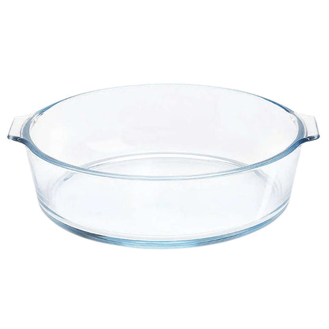 Borosil Round Cake Baking Dish With Handle 1.2 Litre ILBRNDH1200 