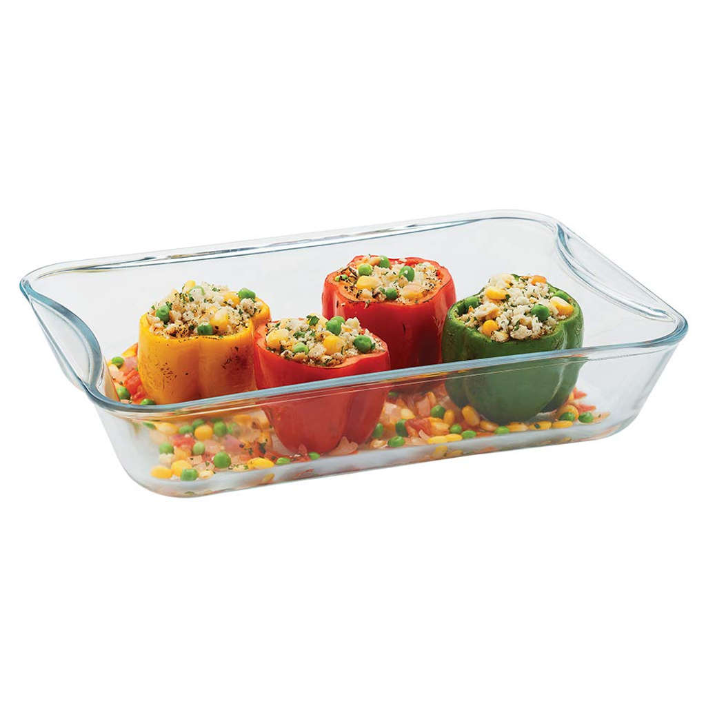 Borosil EasyGrip Rectangular Baking Dish 1.5 Litre IH22RCR7215 