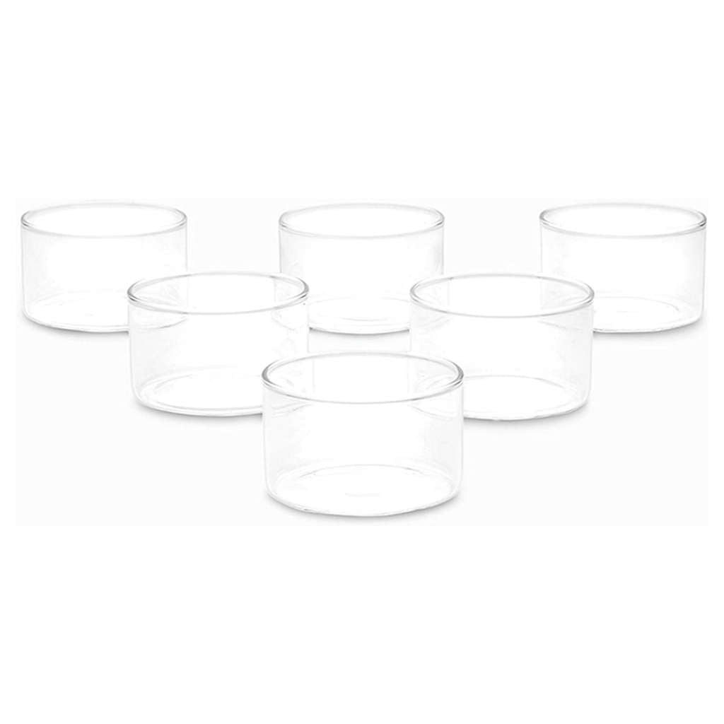 Borosil Small Glass Katori Bowl Set Of 6 105 ml BVVIBKT6540