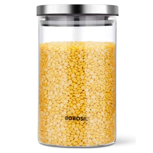 Borosil Classic Glass Storage Jar 900 ml BCLJR960900 