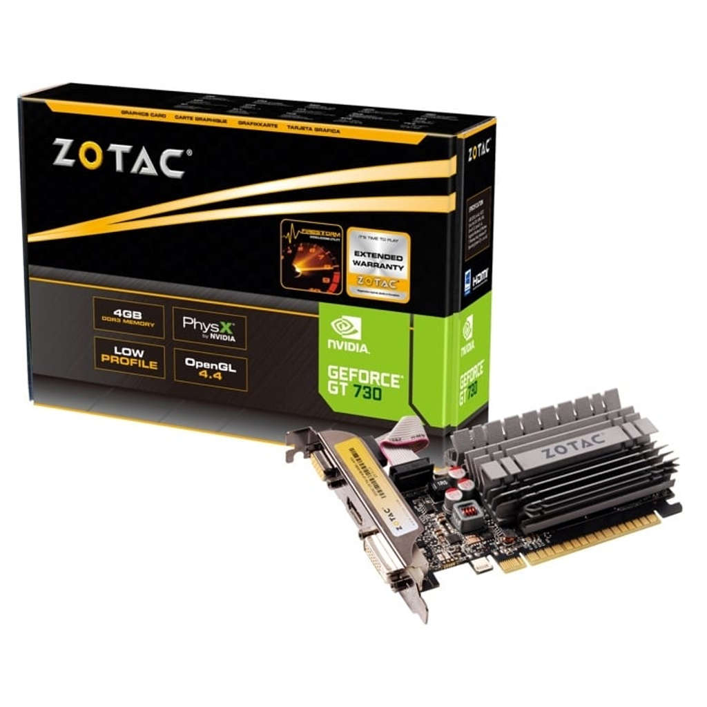 Zotac GeForce GT 730 4GB Zone Edition Graphics Card ZT-71115-20L