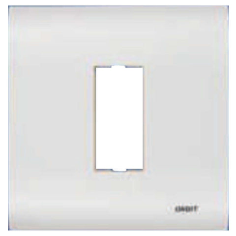 Orbit Express Modular Series Wooden Box Cover Plate 1 Module White 1520 