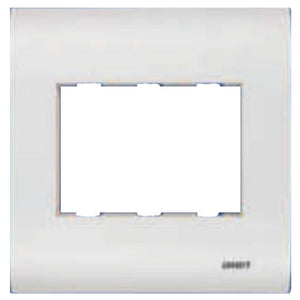 Orbit Express Modular Series Wooden Box Cover Plate 3 Module White 1522 