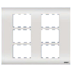 Orbit Express Modular Series Wooden Box Cover Plate 18 Module White 1529-B 