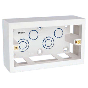 Orbit Express Modular Series Surface Box 4 Module White 1574 