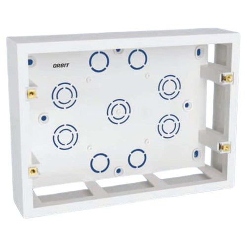 Orbit Express Modular Series Surface Box 12 Module White 1578 