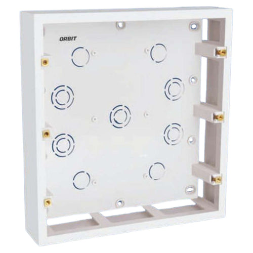 Orbit Express Modular Series Surface Box 18 Module White 1579 