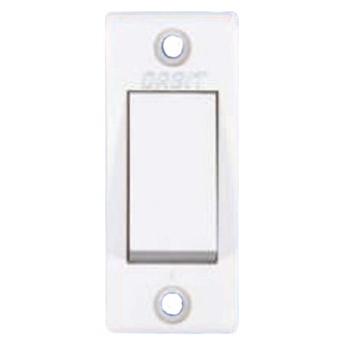 Orbit Vento Series V2 6A 1 Way Switch White 1105 