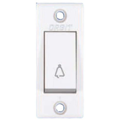 Orbit Vento Series V2 6A Bell Push Switch White 1107 