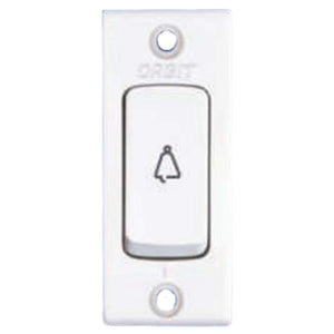 Orbit Vento Series V3 6A Bell Push Switch White 1111 