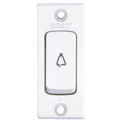 Orbit Vento Series V3 6A Bell Push Switch White 1111 