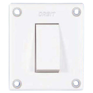 Orbit Vento Series 16A 1 Way Switch White 1123 