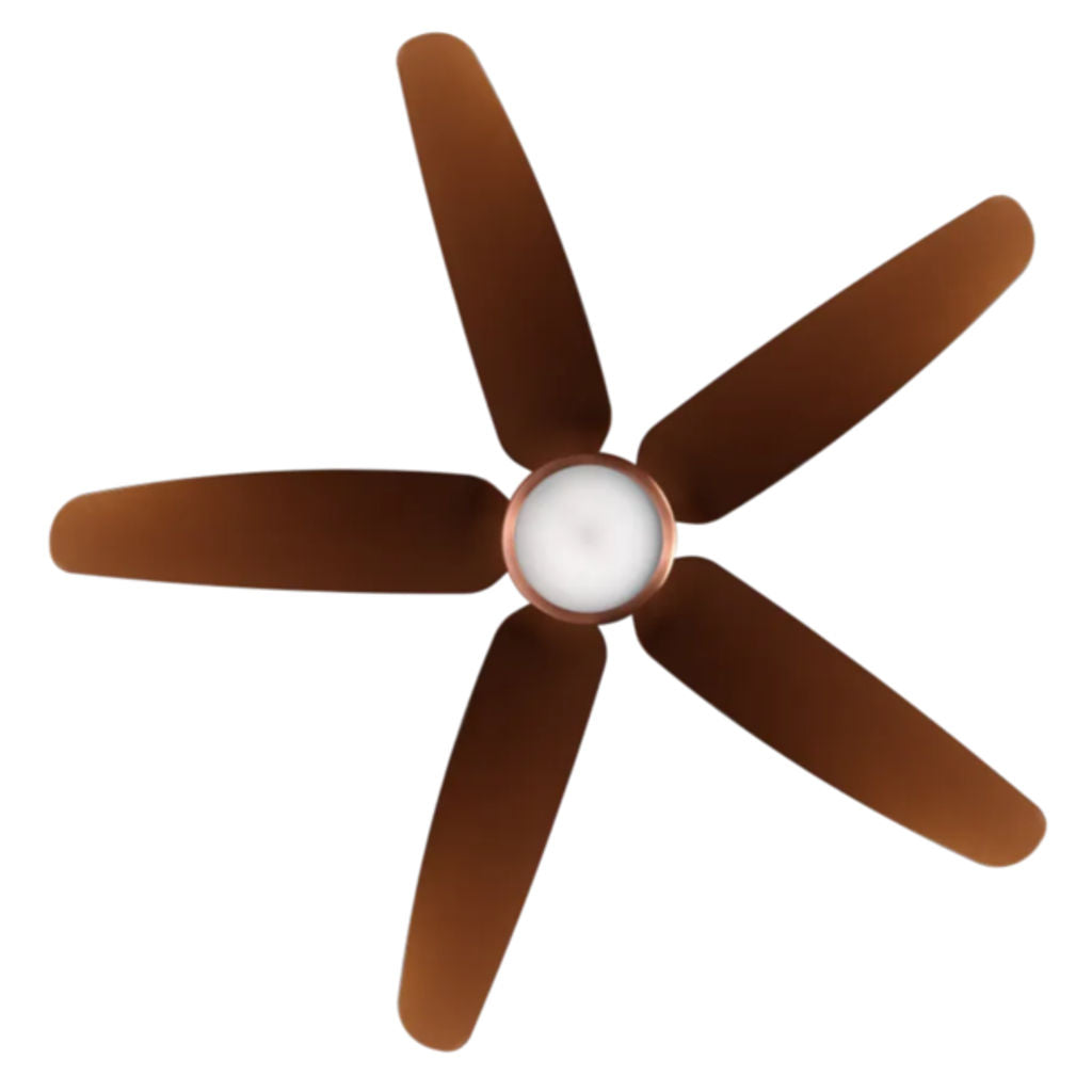 Kuhl Luxus C5 BLDC Underlight Ceiling Fan 1200mm Brown