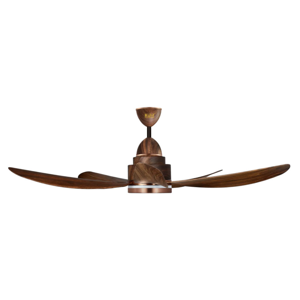 Kuhl Luxus C5 BLDC Underlight Ceiling Fan 1200mm Teak