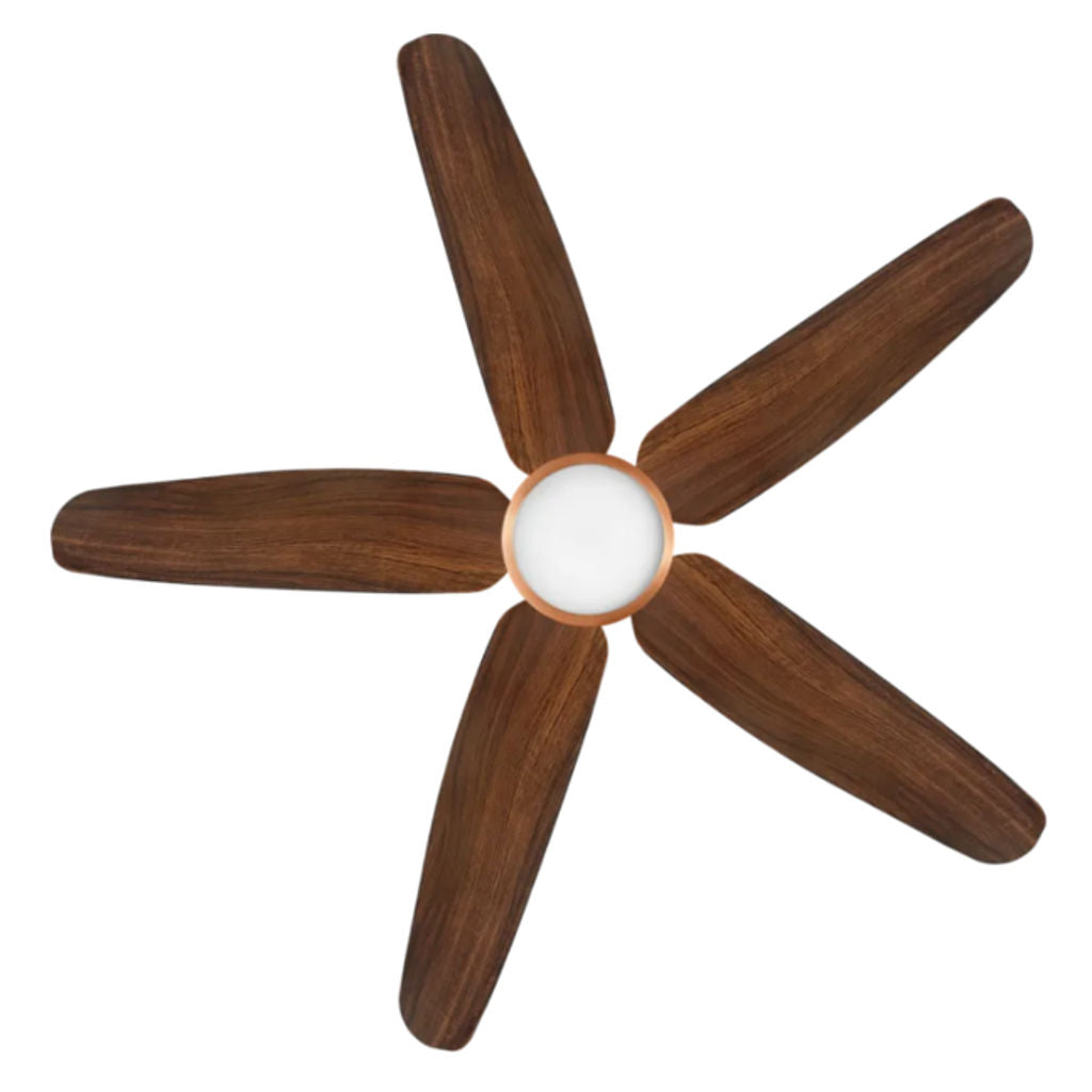 Kuhl Luxus C5 BLDC Underlight Ceiling Fan 1200mm Teak