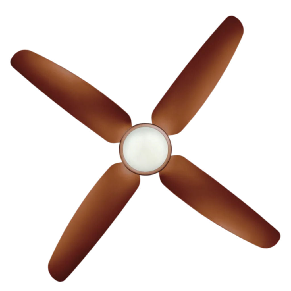 Kuhl Luxus C4 BLDC Underlight Ceiling Fan 1320mm Brown