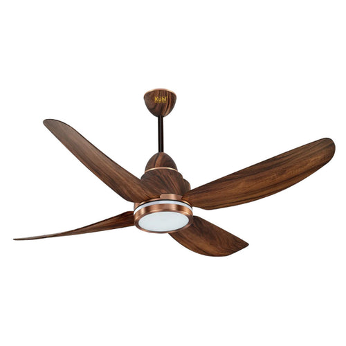 Kuhl Luxus C4 BLDC Underlight Ceiling Fan 1320mm Teak 