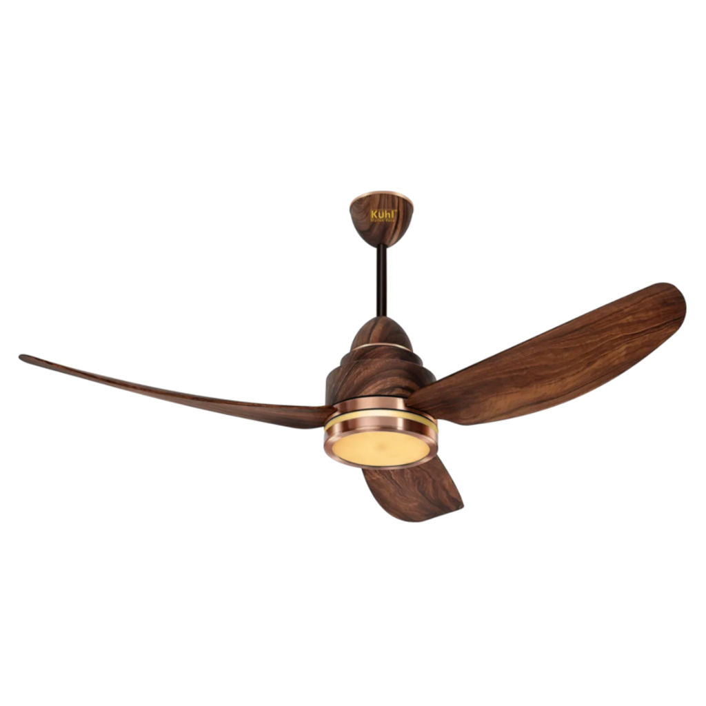 Kuhl Luxus C3 BLDC Underlight Ceiling Fan 1320mm Teak