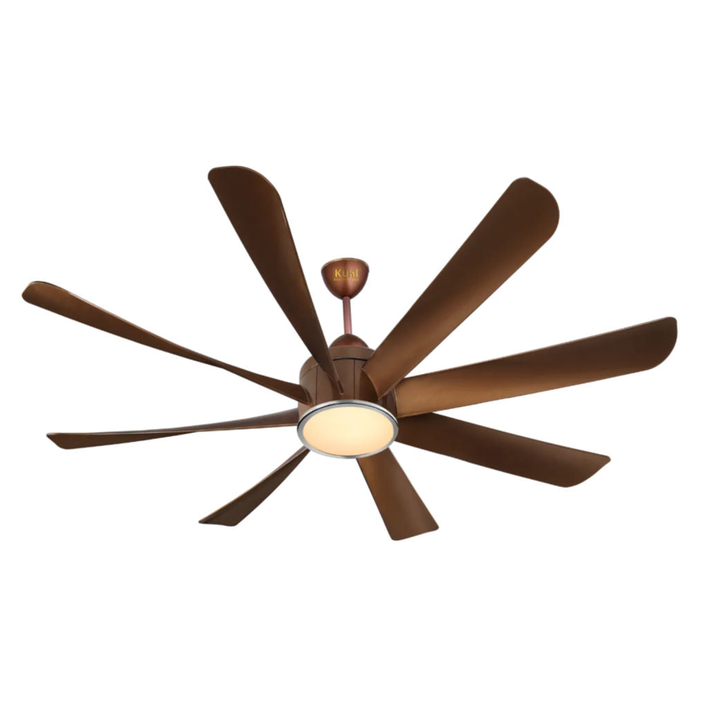 Kuhl Platin D8 BLDC Underlight Ceiling Fan 1500mm Brown