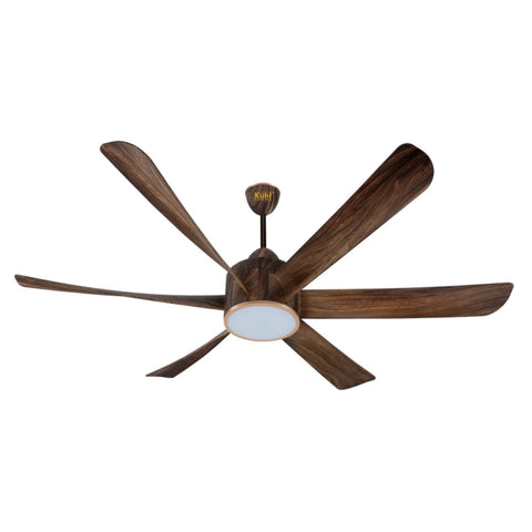 Kuhl Platin D6 BLDC Underlight Ceiling Fan 1500mm Teak 