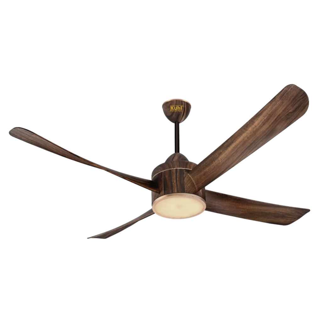 Kuhl Platin D4 BLDC Underlight Ceiling Fan 1500mm Teak