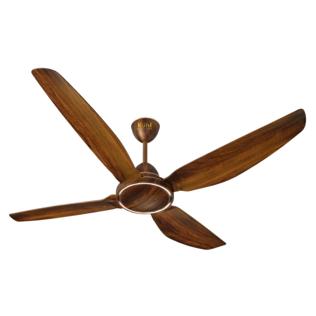 Kuhl Brise E4 BLDC Ceiling Fan With Remote 1320mm Teak