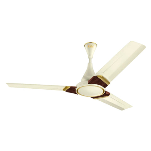 Kuhl Prima A3 BLDC Ceiling Fan With Remote 1200mm Ivory 