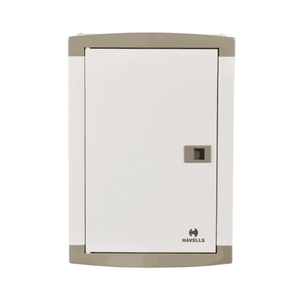 Havells TP&N (for Single Phase Outgoing) suitable for MCB / RCCB / Isolator as incomer – Pearl  Ivory  (DD)