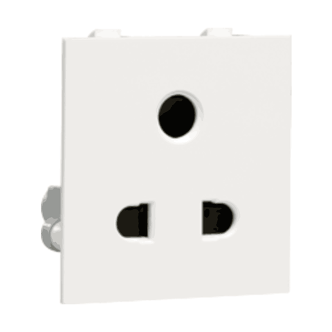 Havells Crabtree Thames 6 A 3 Pin Shuttered Socket ACTKSXW063