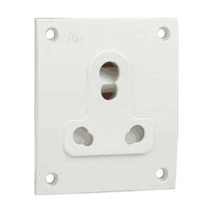 Havells Reo 10/20A-Twin Socket With Shutter - AHEKCWW253